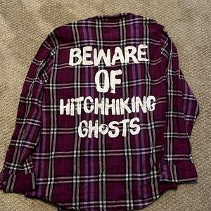 Cakeworthy Haunted Mansion button down